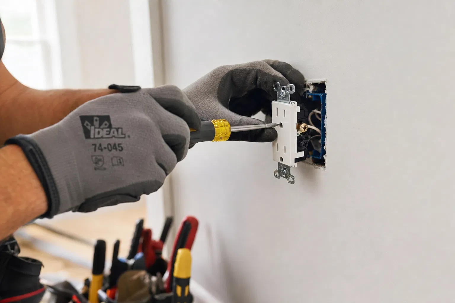 Electrical outlet repair by MCC Electric